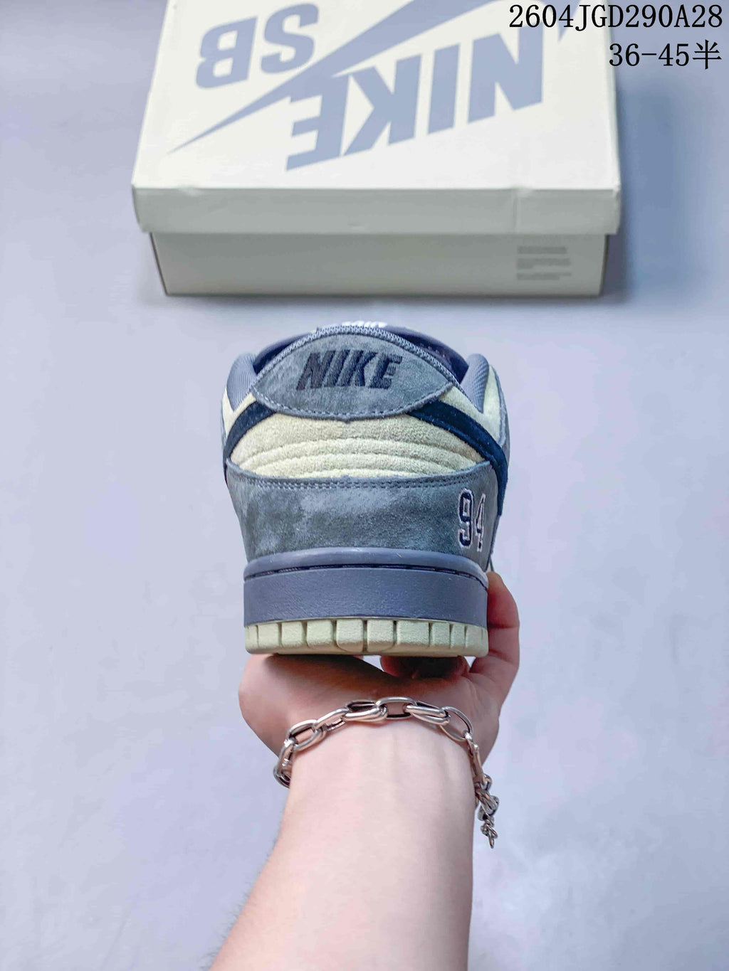 Nike Dunk Low Pro SB Grey and Lime Skate Shoes