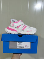 Adidas x Balenciaga Track Forum Low Sneakers White Pink 9050