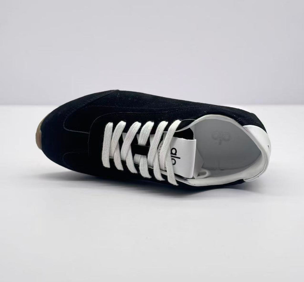 Alo Low-Top Sneakers Black and White