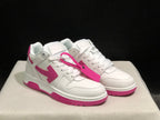 Off-White Out Of Office Low-Top Sneakers White Pink