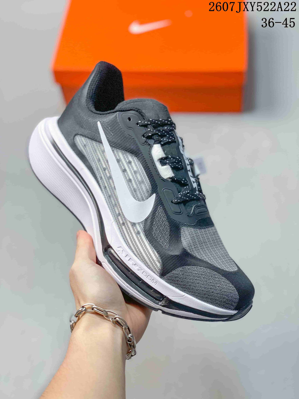 Nike Air Zoom Pegasus Plus Running Shoes Black Gray White