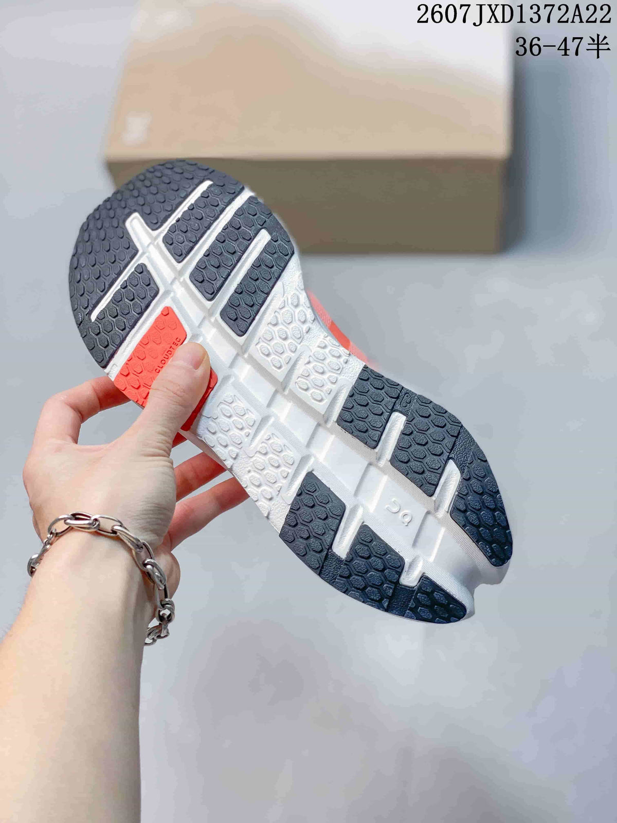 On Cloudrunner 3 Running Sneakers Coral White 2607JXD1372A22