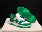 Off-White Out Of Office Low-Top Sneakers Green White