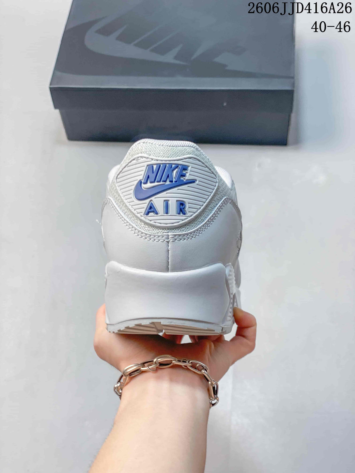 Nike Air Max 90 Sneakers White and Blue
