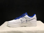 BAPE STA Low-Top Sneakers White and Blue
