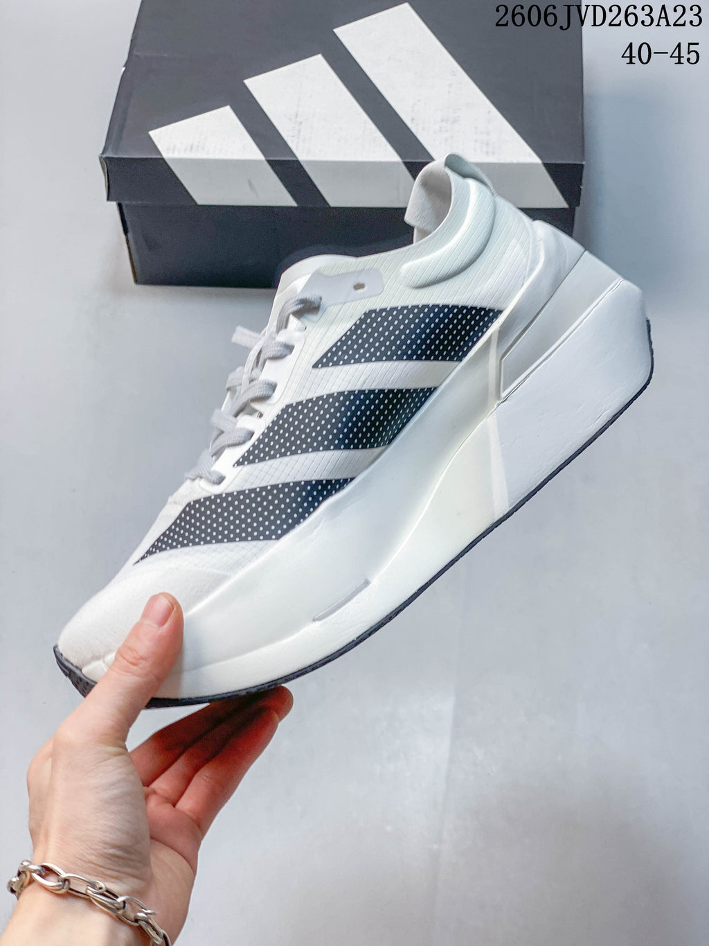 Adidas Adizero Dropset Elite Running Shoes White