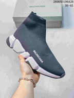 Balenciaga Speed Sock-Style Sneakers with Segmented Sole