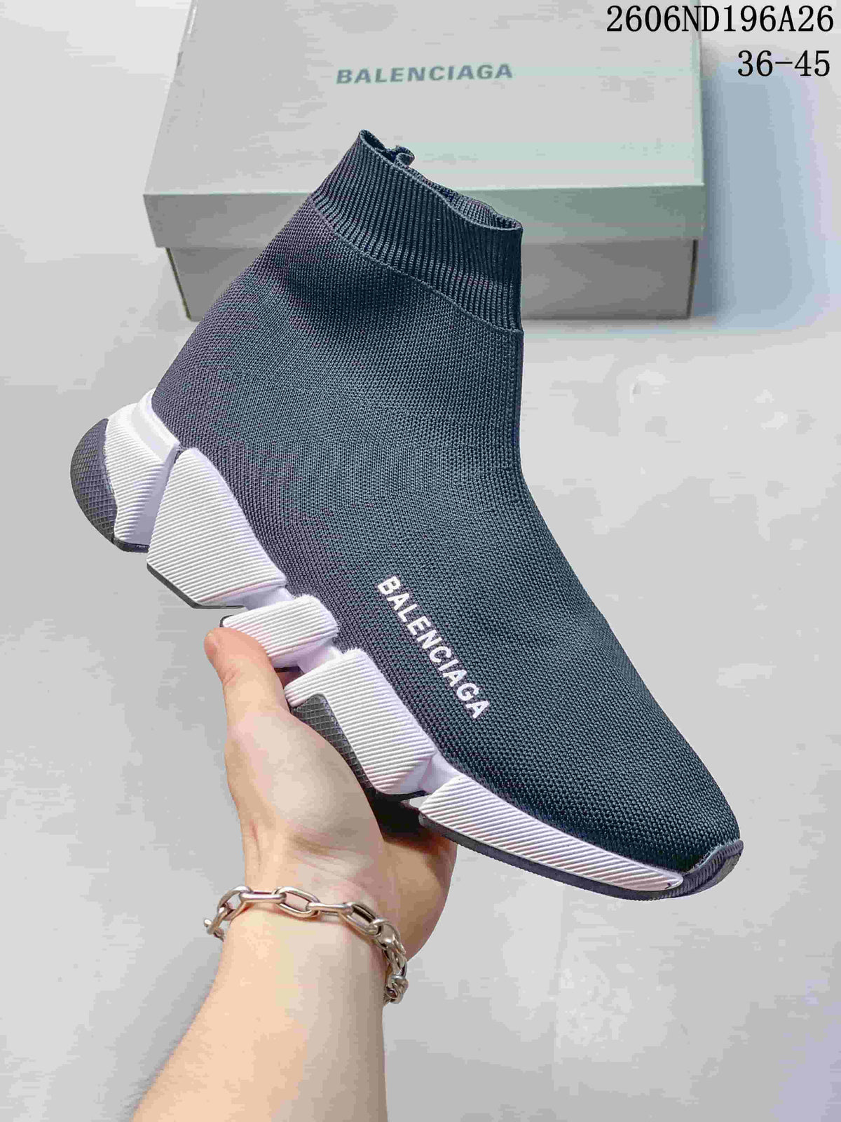 Balenciaga Speed Sock-Style Sneakers with Segmented Sole
