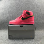 Air Jordan 1 Mid Sneakers Pink Black Volt AQ9131-600