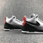 Jordan Air Jordan 3 White Grey Black Red Sneakers