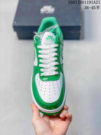 Nike Air Force 1 Green and White Sneakers