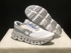 On Cloudmonster 3 White Running Sneakers