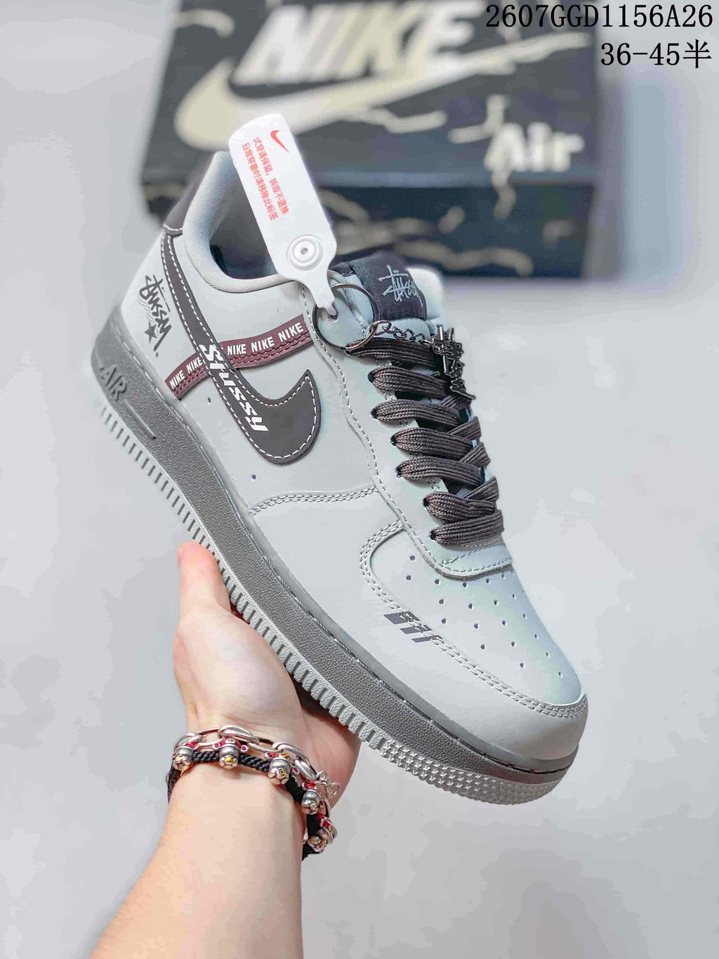 Nike Air Force 1 Low 722260YPE Sneakers - Gray