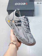ECCO Baroque Series Gray Mesh Casual Sneakers