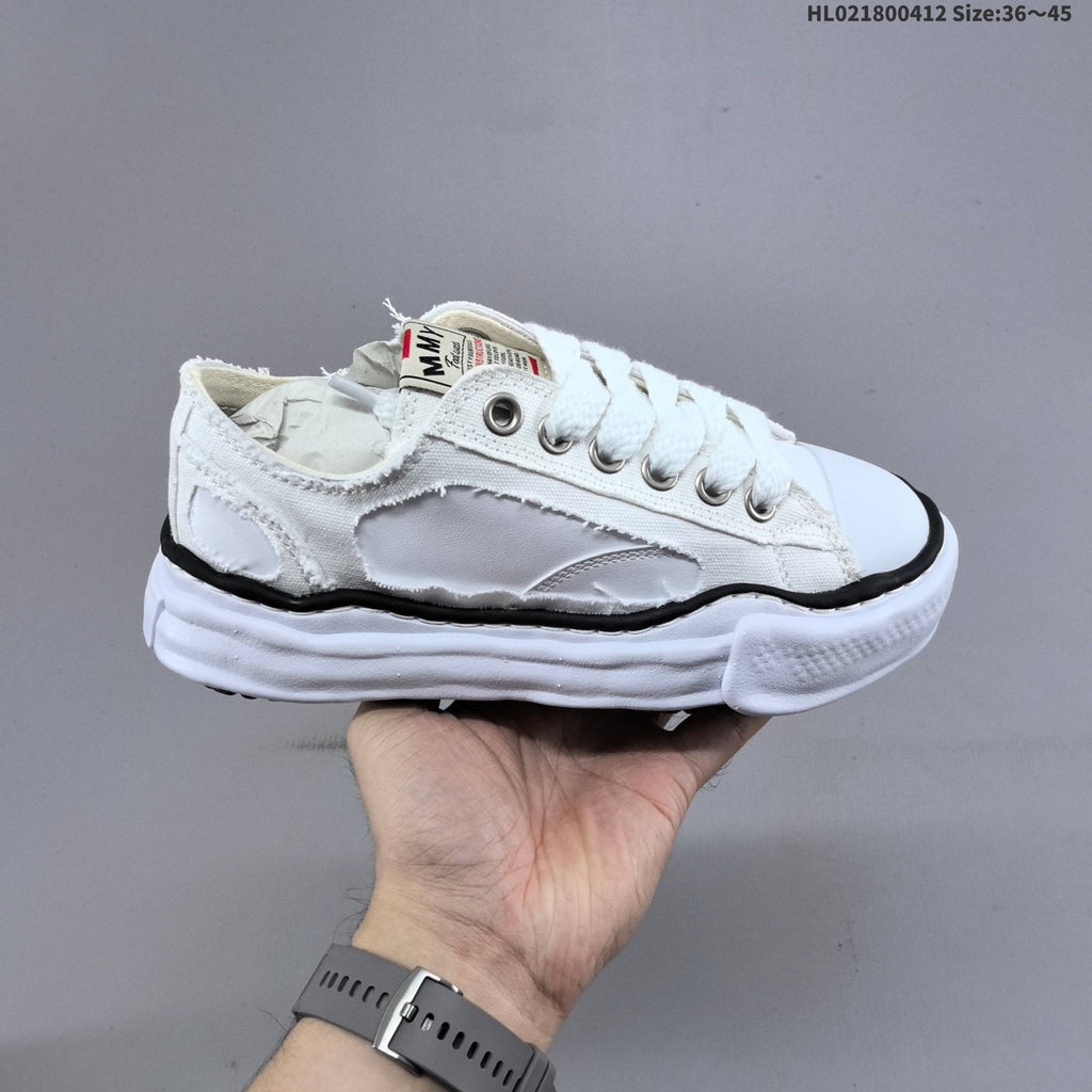 Maison MIHARA YASUHIRO Blakey Low Sneakers, White