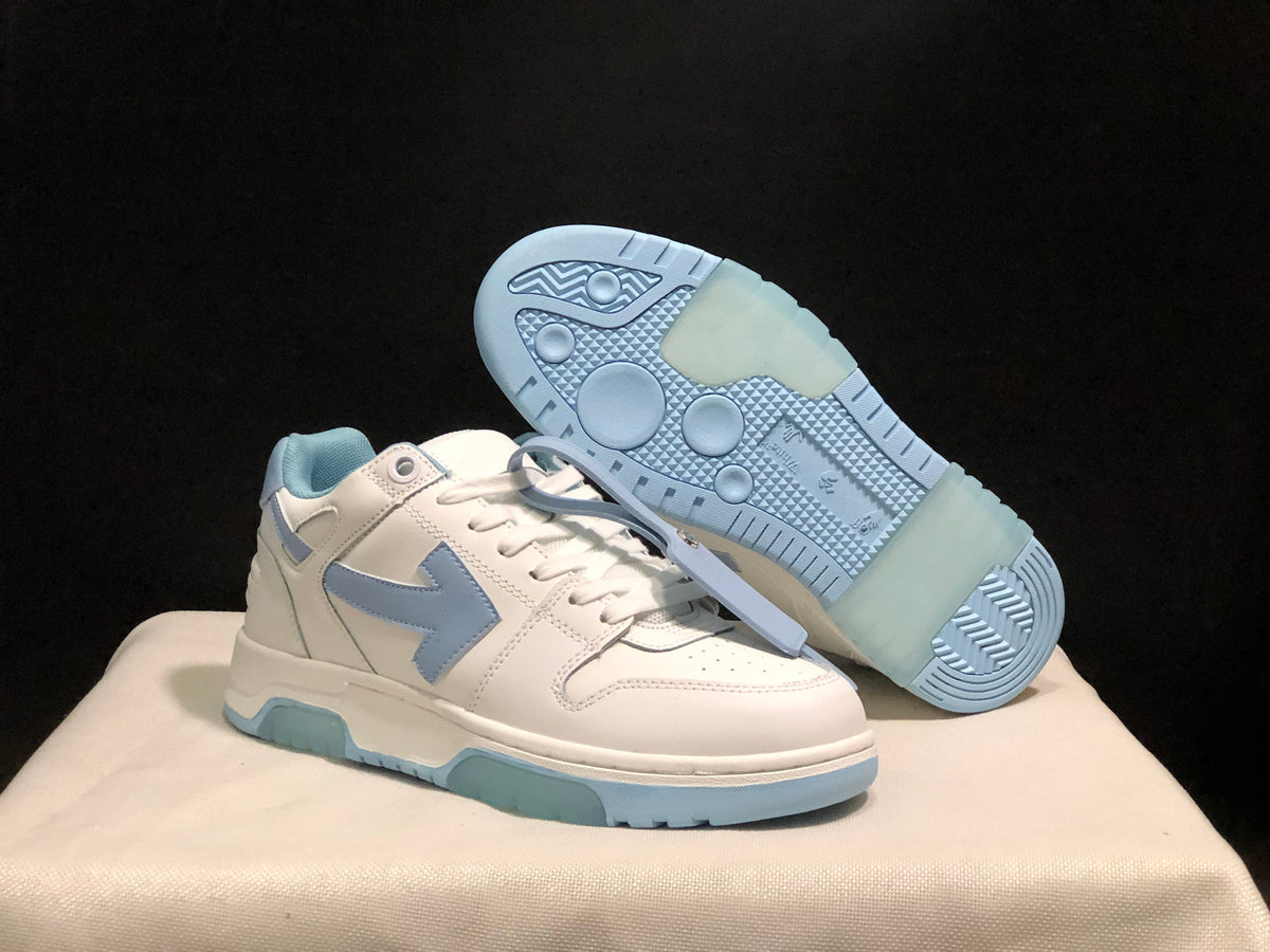 Off-White Out Of Office Low-Top Sneakers White Light Blue