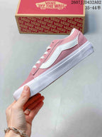 Vans Vero LS Low-Top Sneakers in Pink and White