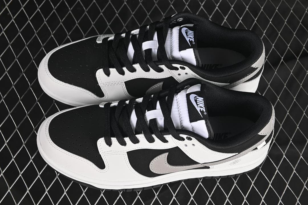 Nike SB Dunk Low Black White Grey Skate Sneakers WB0414-002