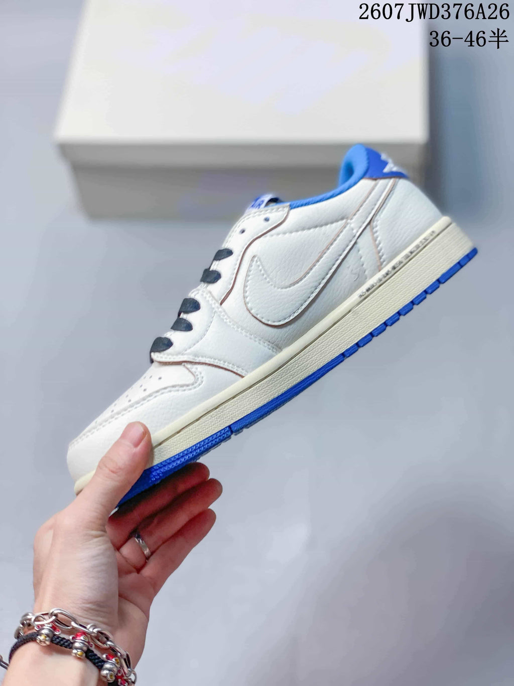 Jordan Air Jordan 1 Low OG SP Travis Scott Fragment White Blue