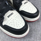 Air Jordan 1 High OG Black White Red Sneakers