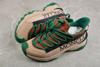 Moncler Trailgrip Lite2 Sneakers in Beige and Green