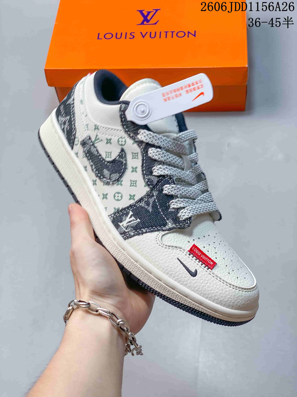 Jordan Air Jordan 1 Low Fragment Travis Scott Dior White Sneakers