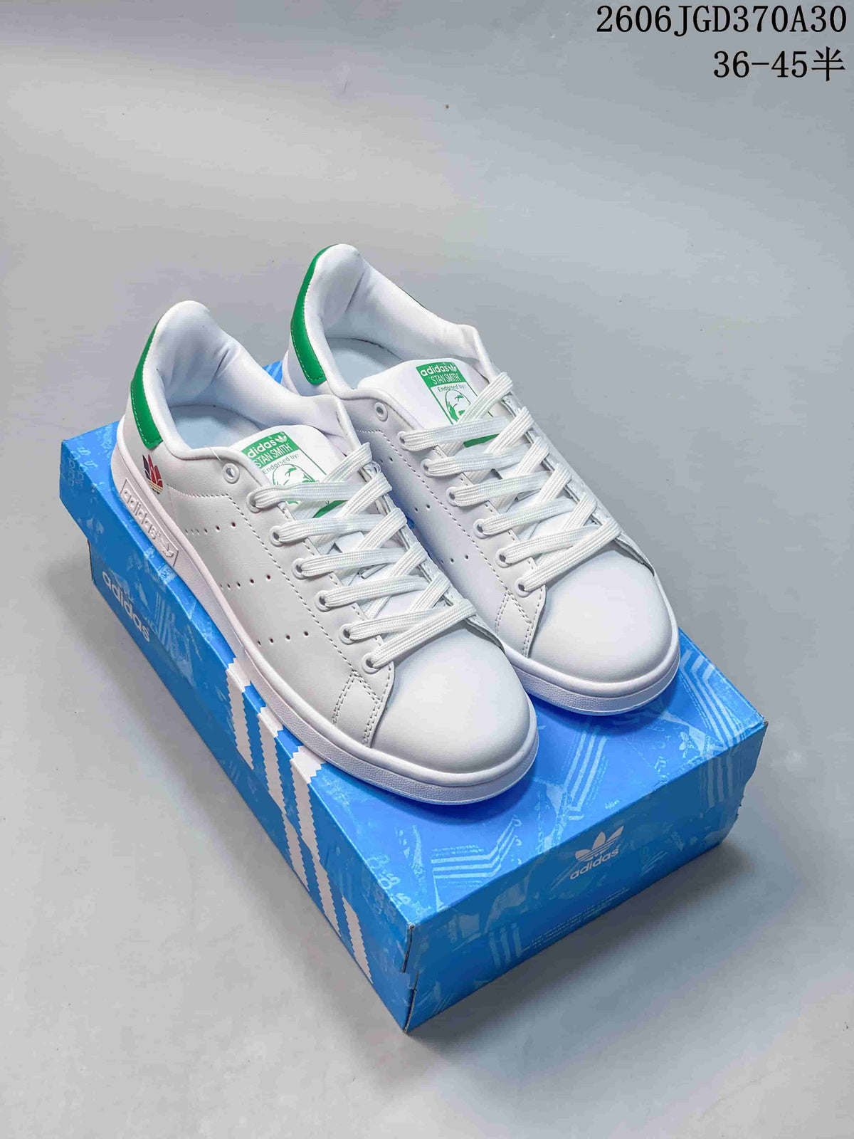 Adidas Stan Smith White Green Low-Top Sneakers JGD370A30
