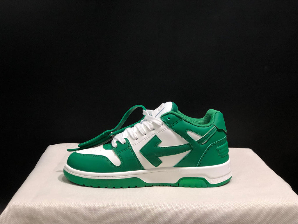 Off-White Out Of Office Low-Top Sneakers Green White