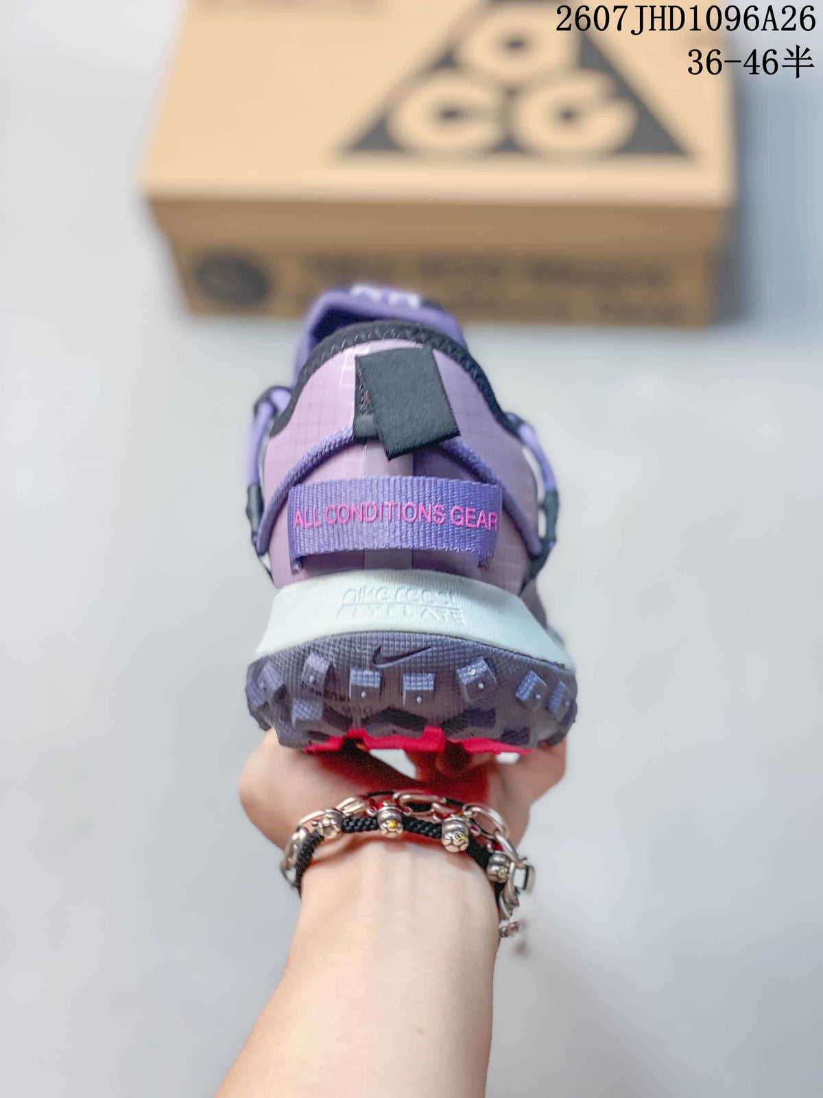 Nike ACG Mountain Fly Outdoor Sneakers Purple Gray 611370ASUYQ