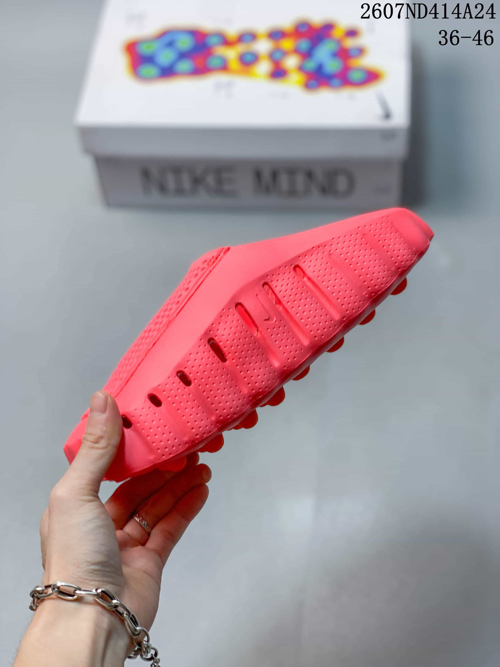 Nike Mind 001 Slip-On Mules Coral Red HQ4307-600