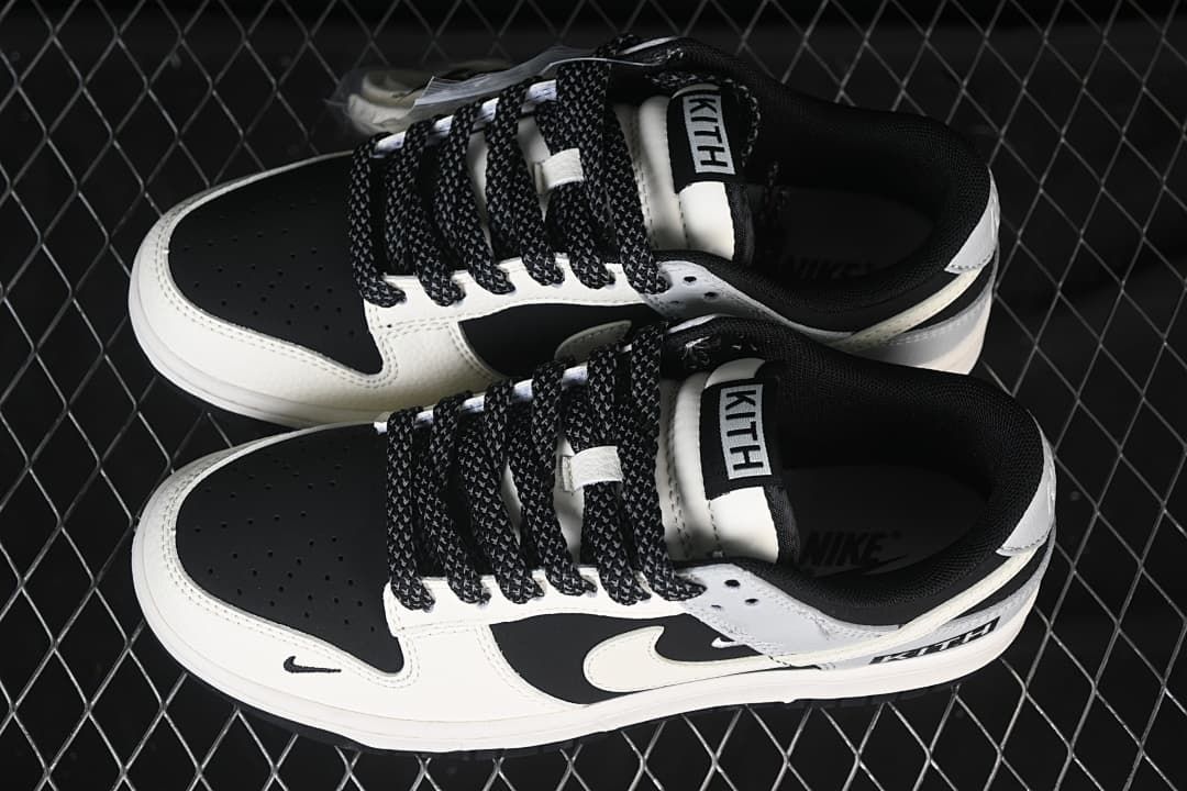 Nike SB Dunk Low Black, Cream & Gray Sneakers