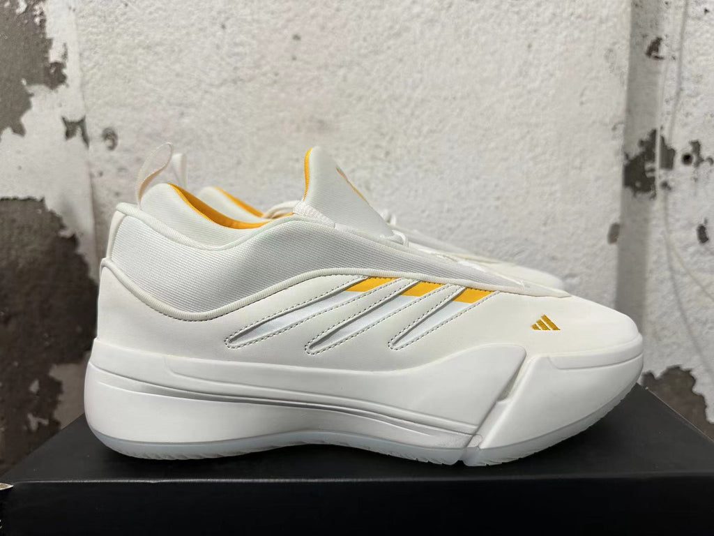 Adidas Dame 9 Basketball Shoes White Yellow
