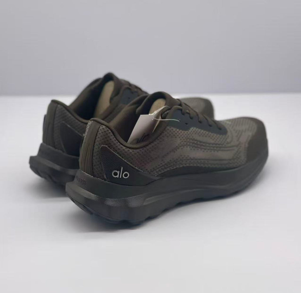 Alo Dark Brown Low-Top Sneakers