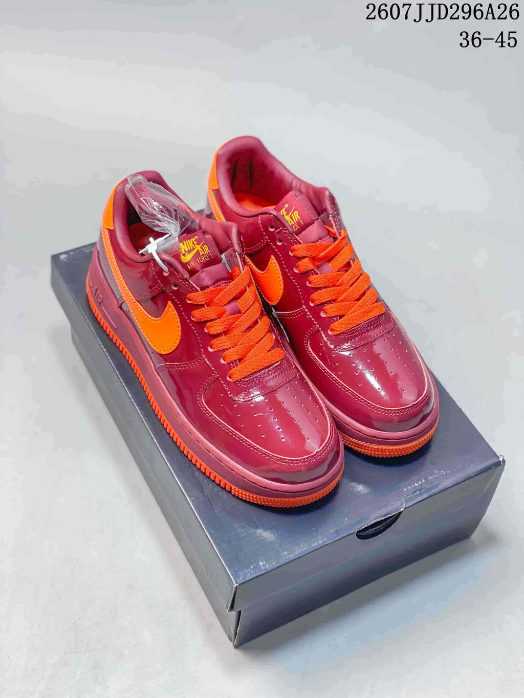 Nike Air Force 1 Low Burgundy Orange 722260UPW