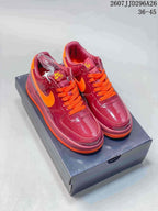 Nike Air Force 1 Low Burgundy Orange 722260UPW