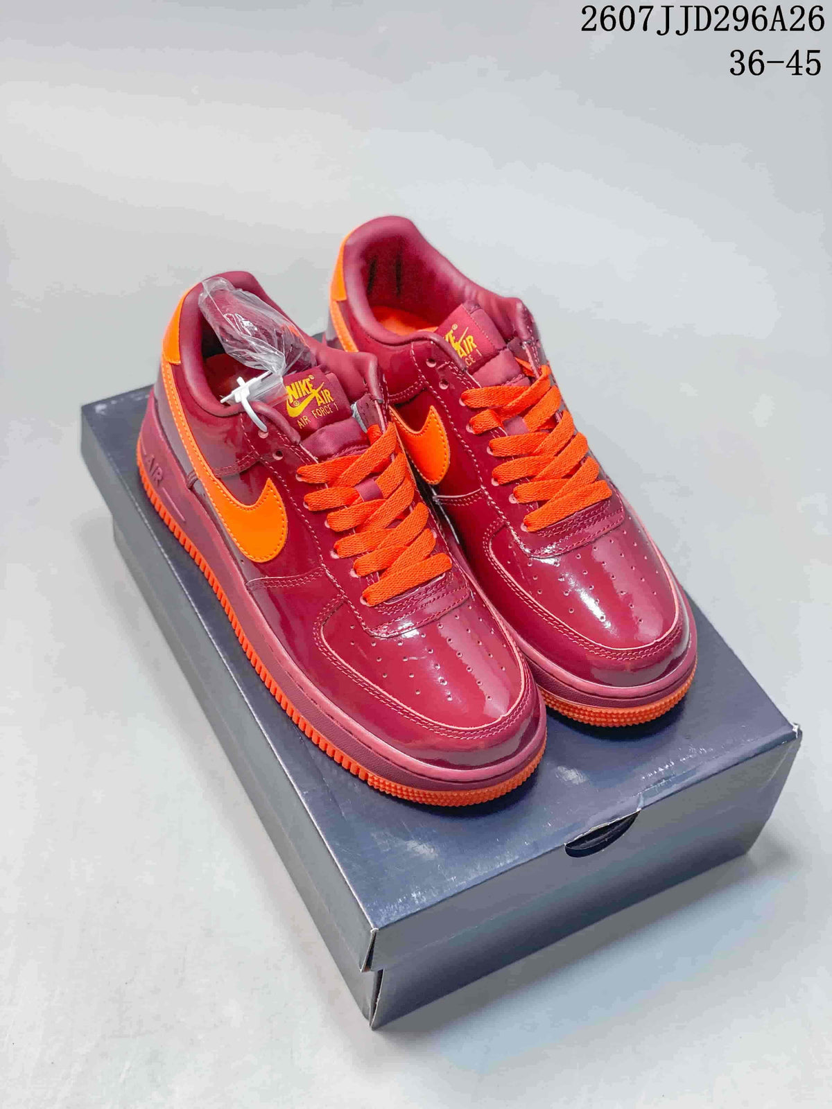 Nike Air Force 1 Low Burgundy Orange 722260UPW