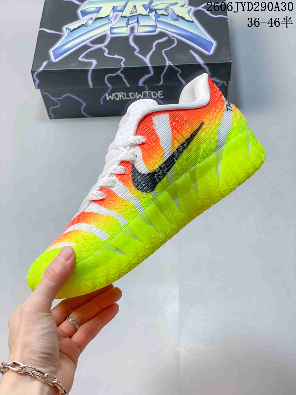 Nike Ja 3 Basketball Shoes Neon Yellow Orange White