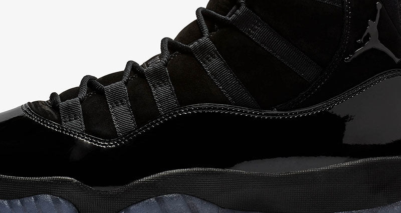Air Jordan 11 Cap and Gown Black High-Top Sneakers
