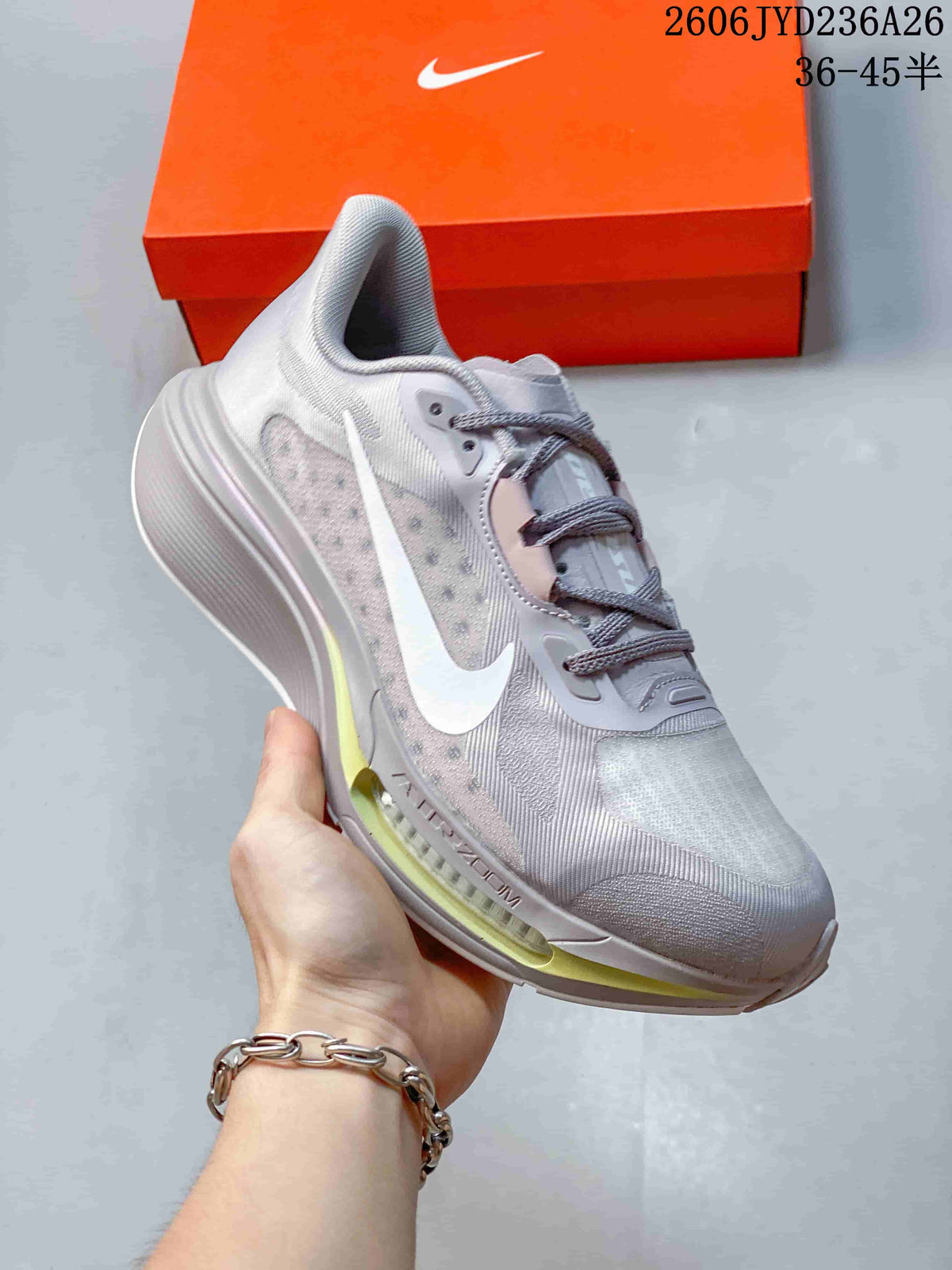 Nike Pegasus Plus Running Shoes, Silver and White