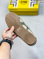 Onitsuka Tiger MEXICO 66 Cream Green Brown Sneakers