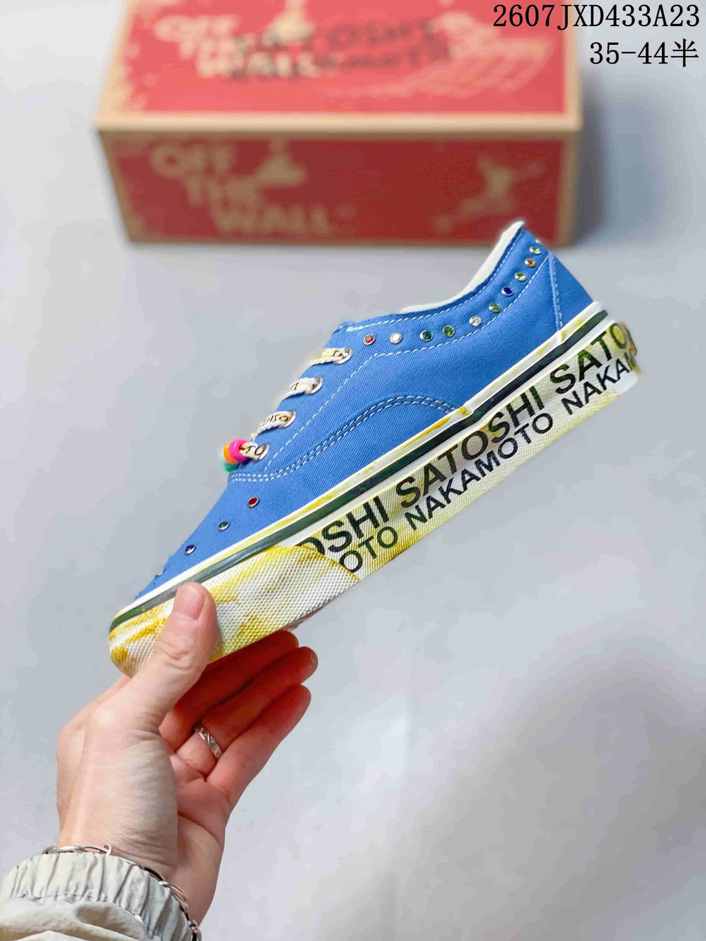 Vans OG Era LX Blue Canvas Sneakers 2607JXD433A23