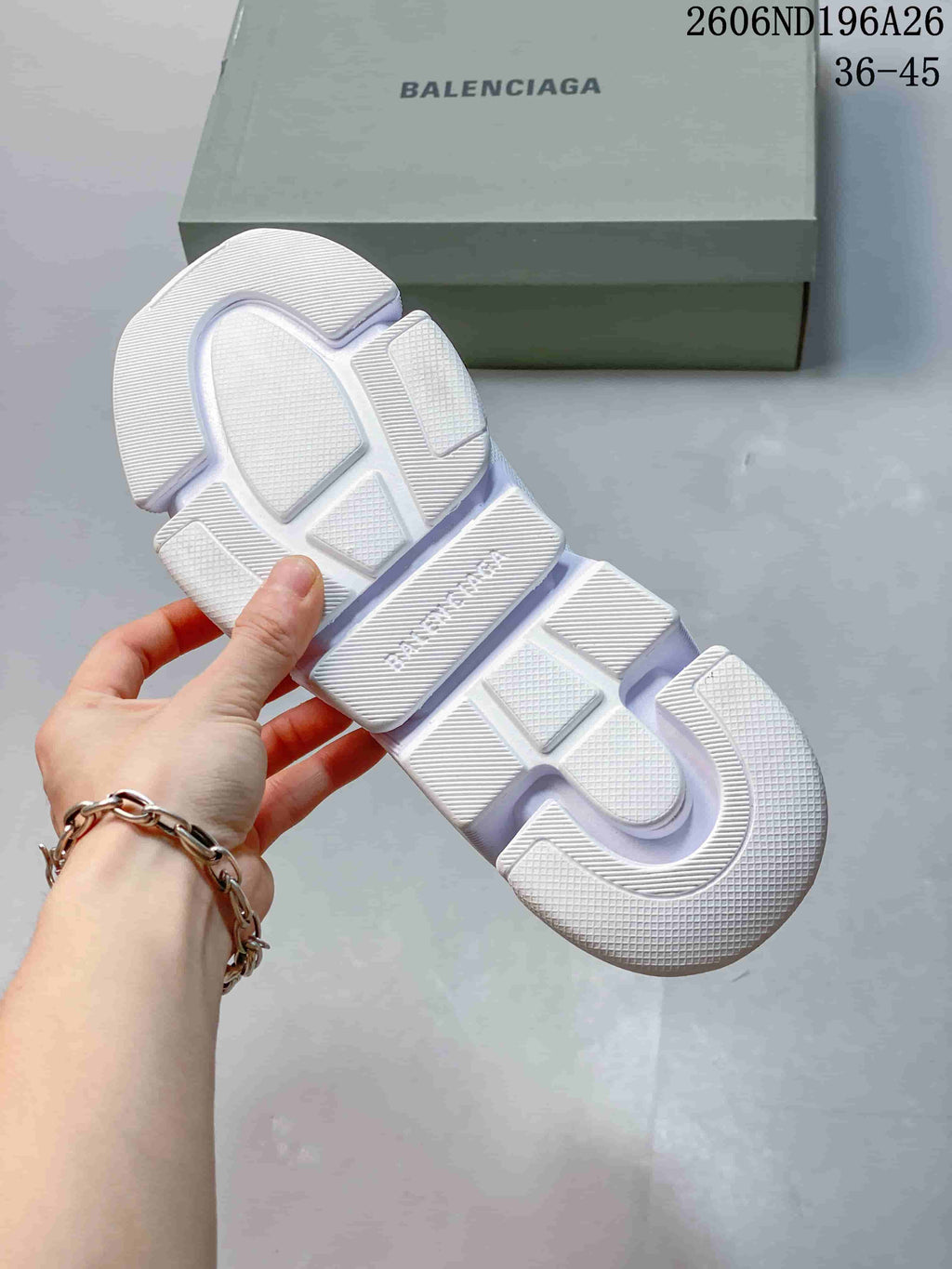 Balenciaga White Sock Sneakers 2606ND196A26