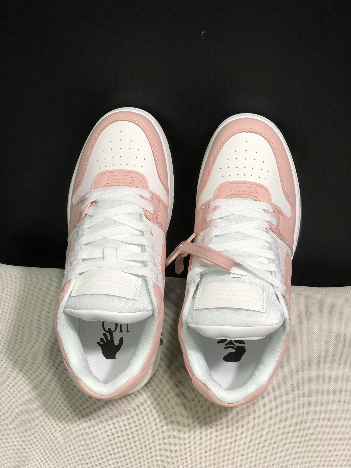 Off-White Out Of Office Low-Top Sneakers Pink White