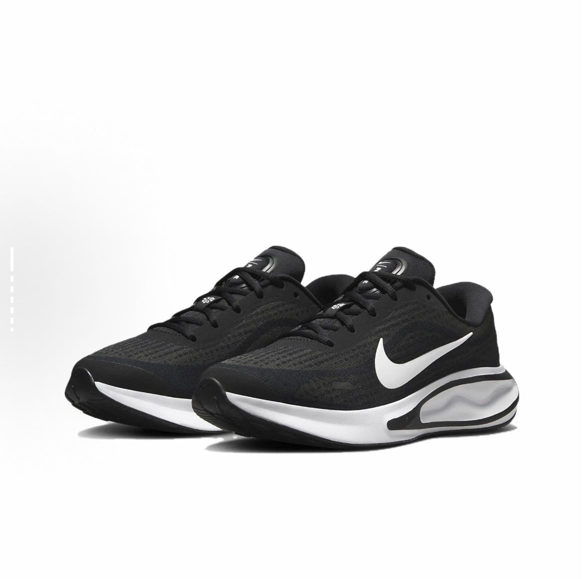 Nike Journey Run Road Running Shoes Black White FN0228-001