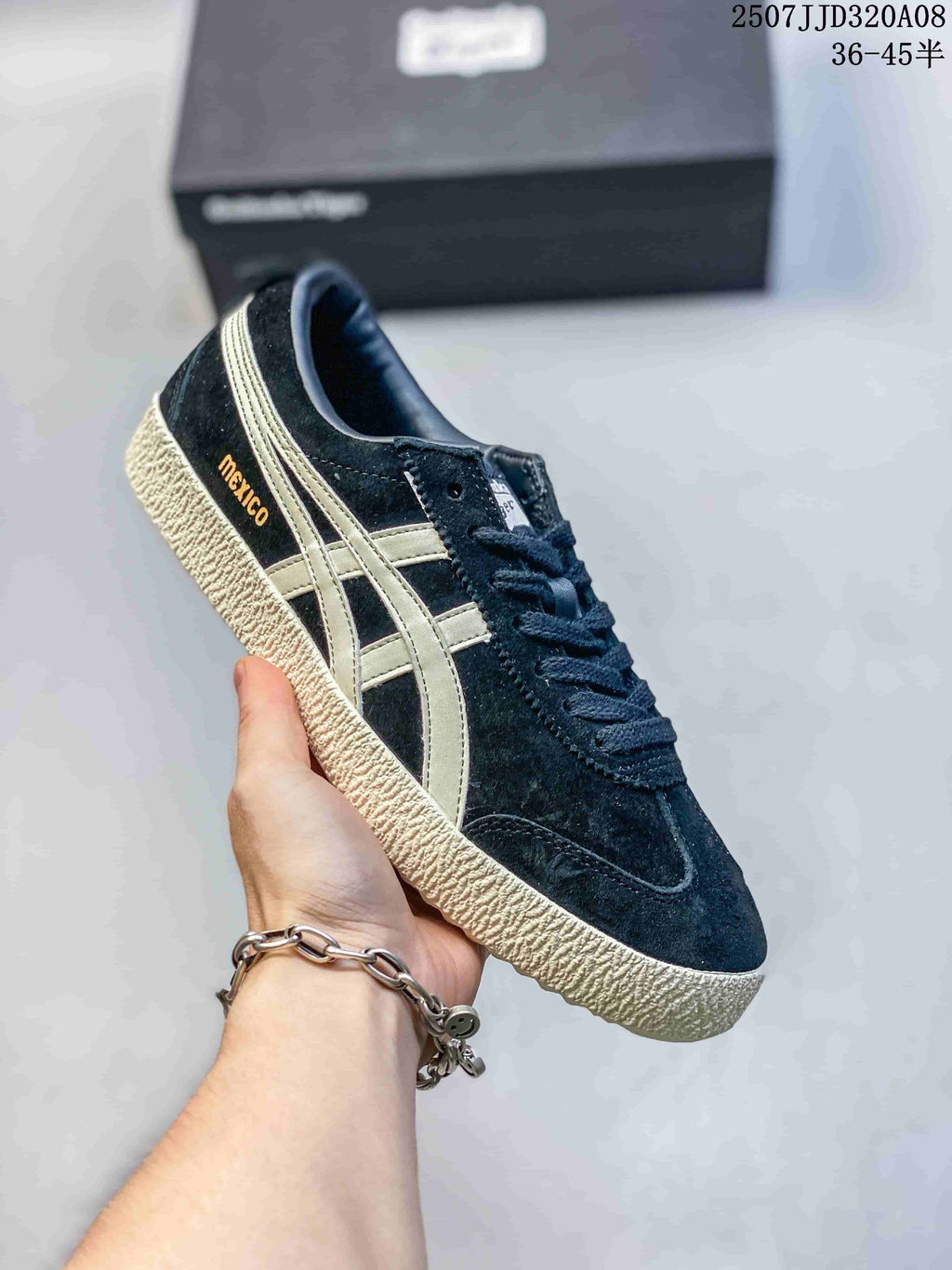 ASICS JAPAN S Black Cream Retro Sneakers 2507JJD320A08
