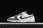 Nike SB Dunk Low Moncler Collaboration Sneakers Cream Brown
