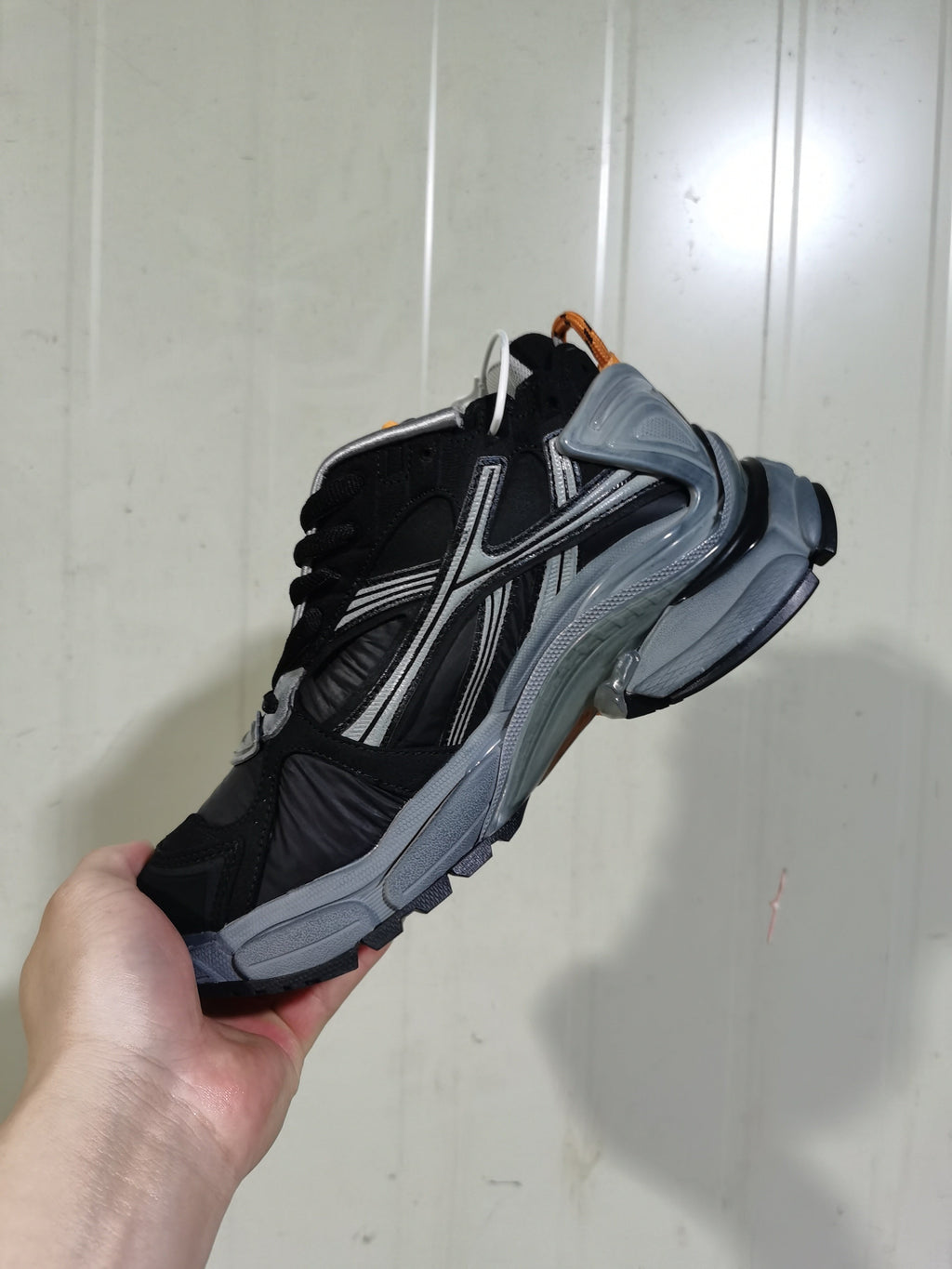 Balenciaga Runner Sneakers Black Grey Orange 4018