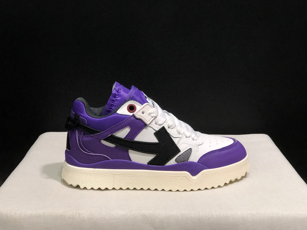 Off-White Out Of Office Sneakers Purple White Black