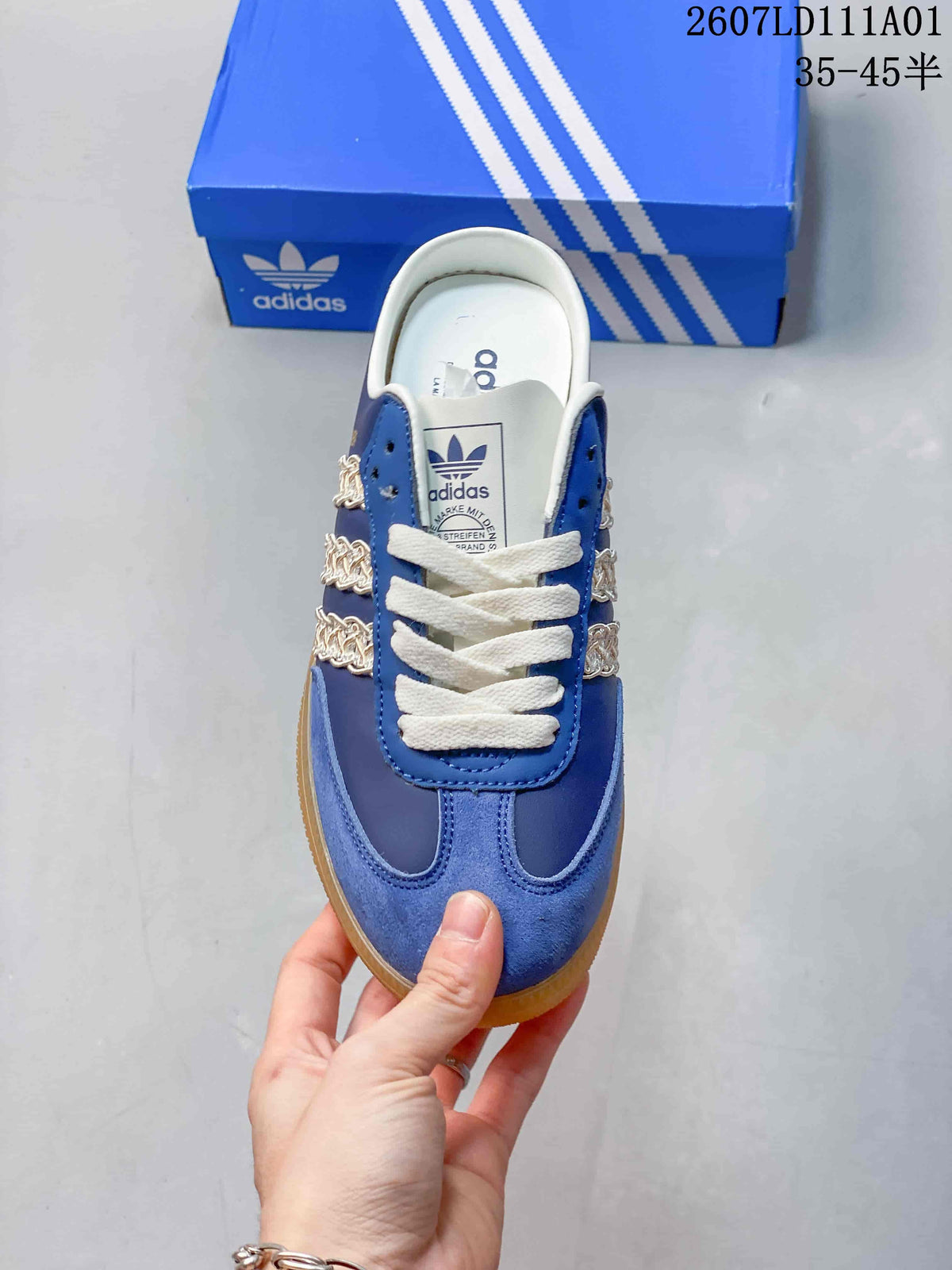 Adidas Originals Samba OG Mule Blue Low-Top Sneakers KH7719