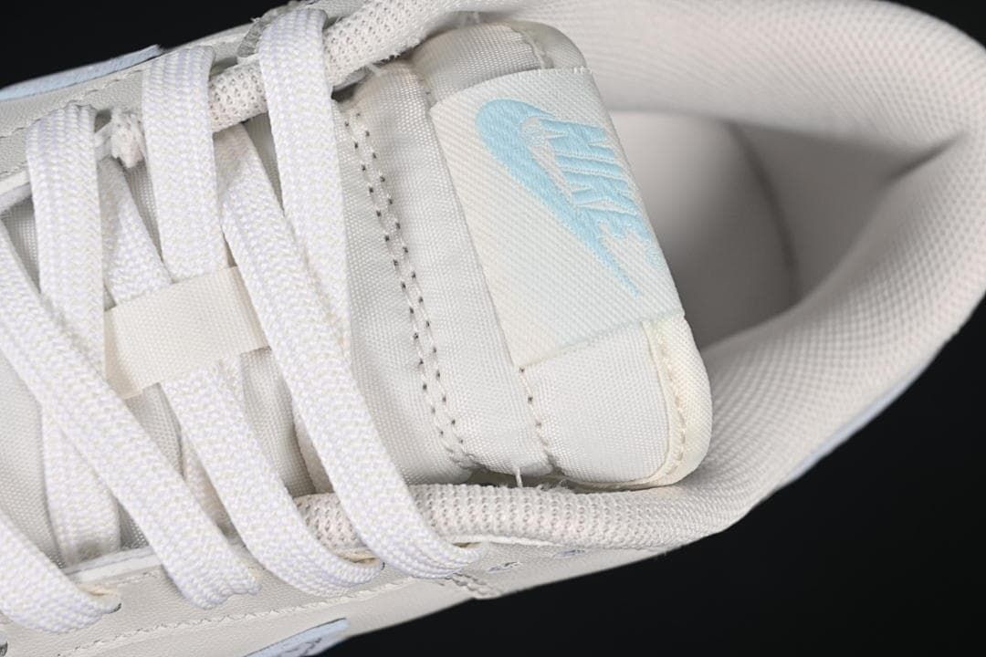 Nike SB Dunk Low White and Light Blue Sneakers